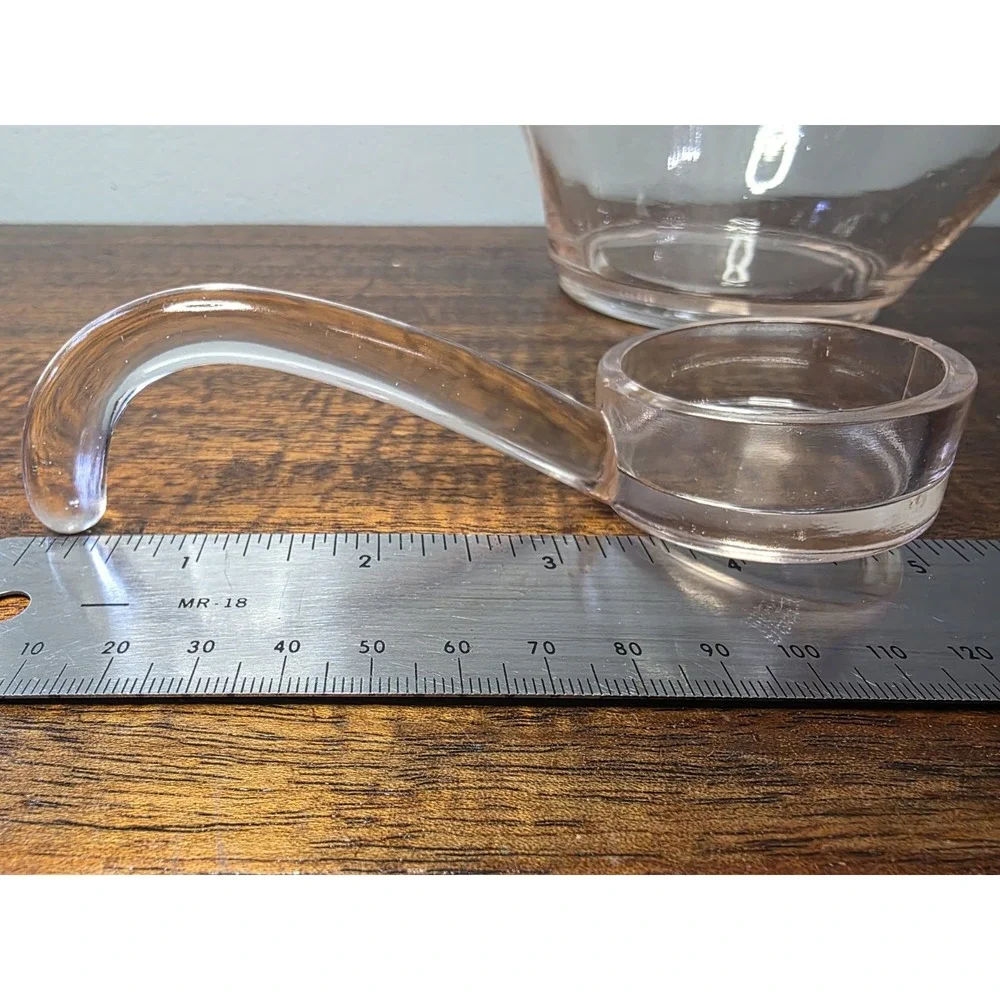 Pink Depression Glass Scallop Edged Bowl with Handles - 7